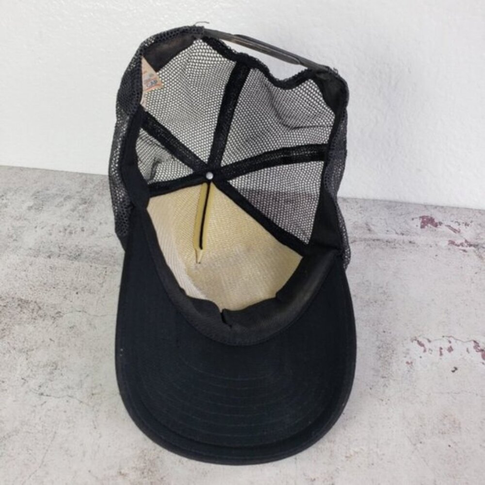 Vintage NISSIN Cap Sand Dunes ATV Print Trucker Hat View 5